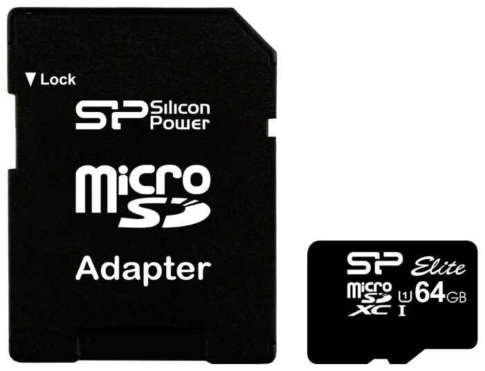 Silicon Power Micro SecureDigital 64Gb SP064GBSTXBU1V10SP