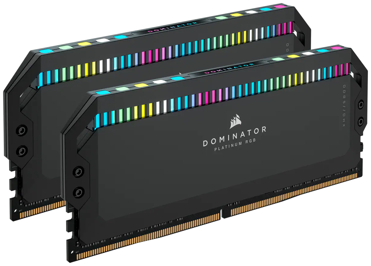 Оперативная память Corsair Dominator Platinum RGB (16 ГБ x 2 шт.) DDR5 5200 МГц DIMM CL40 CMT32GX5M2B5200C40