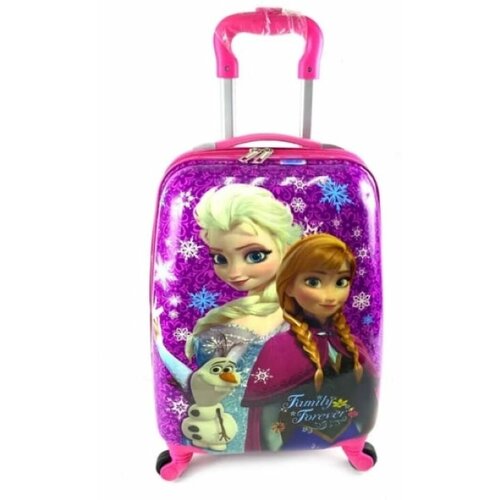 Умный чемодан Impreza, ручная кладь, 20х45х30 см, 1.5 кг, розовый, фиолетовый