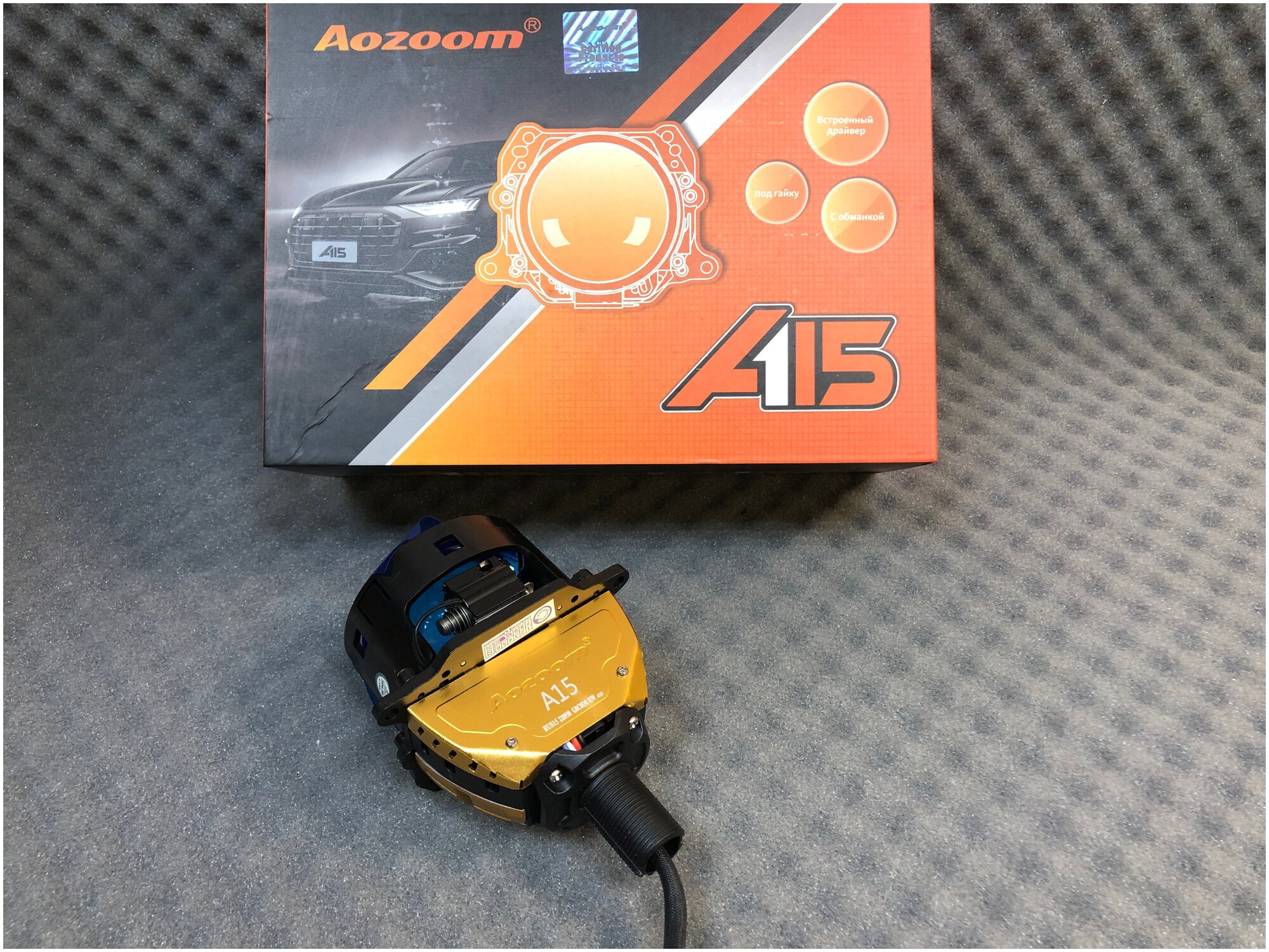 Светодиодные BI-LED линзы AOZOOM A15 4300K 2022 30 дюйма съемное крепление
