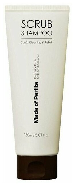 NINELESS, Скраб-шампунь для очищения кожи головы, Magic Nine Perlite Scalp Scrub Shampoo, 150 мл