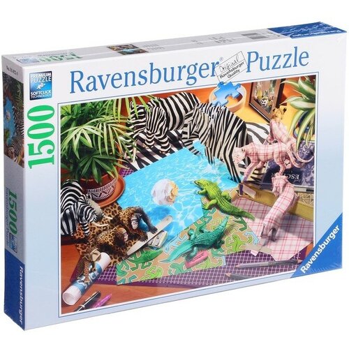 Пазл Ravensburger 1500 деталей: Приключения и оригами