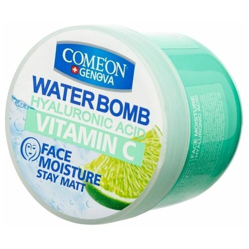 Увлажняющий крем для лица COMEON Water Bomb, с гиалуроновой кислотой и витамином C, 200мл