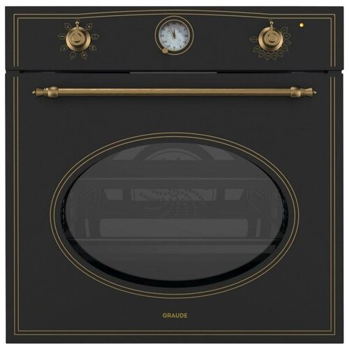 Духовой шкаф электрический GRAUDE BK 601 SM черныйбронза ретро аналогтаймер 3653000₽