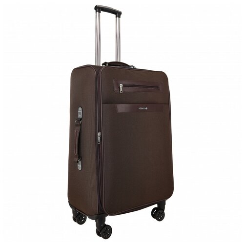Чемодан-самокат Rion+, 107 л, коричневый