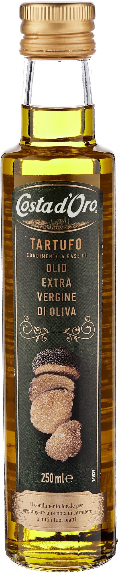 Оливковое масло Costa d'Oro Tartufo Extra Virgin нерафинированное с ароматом трюфеля, 250 мл