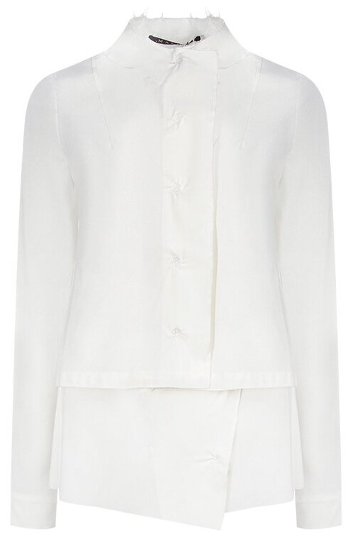 Рубашка  Malloni, повседневный стиль, размер 44, белый