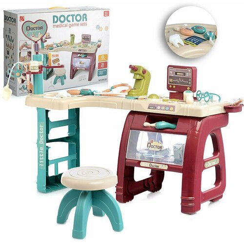 Детский игровой набор доктора, врача (свет, звук) (350554)