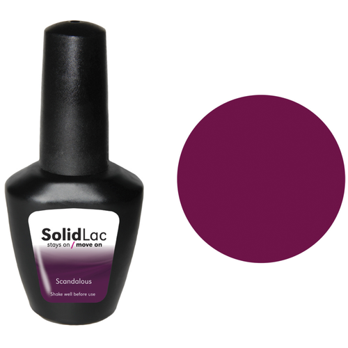 Nail Creation Гель-лак для ногтей SolidLac, 15 мл, цвет Scandalous