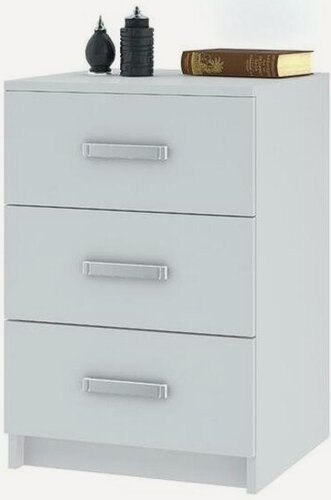 Изображение товара Комод Нк-мебель лофт 420 с 3-мя ящиками Белый