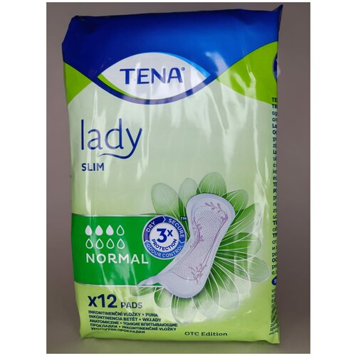 Tena Прокладки Tena Lady Slim Normal, 12 шт.