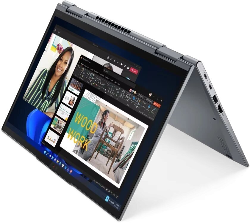 Ноутбук Lenovo ThinkPad X1 Yoga Gen 7 14" WUXGA Touch IPS/Core i5-1235U/16GB/256GB SSD/Iris Xe Graphics/Windows 11 Pro DG/ENGKB/серый (21CD0045US)