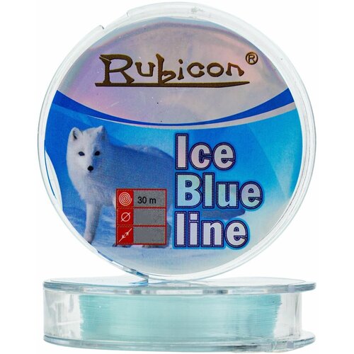 eyes blue ice 5 Леска зимняя RUBICON Ice Blue Line (light blue) 30 м 0,22 мм