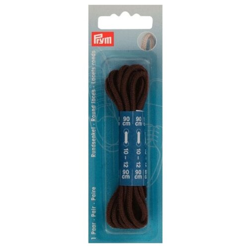 PRYM Круглые шнурки для ботинок (90 см x 3 мм) цв.черный PRYM 974830