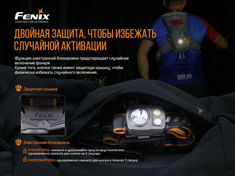 Налобный фонарь Fenix HP16R - фото №19