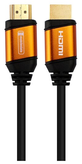 Кабель HDMI - HDMI V.2.0b HDR Gold Yellow, 1.0 м, Mobiledata