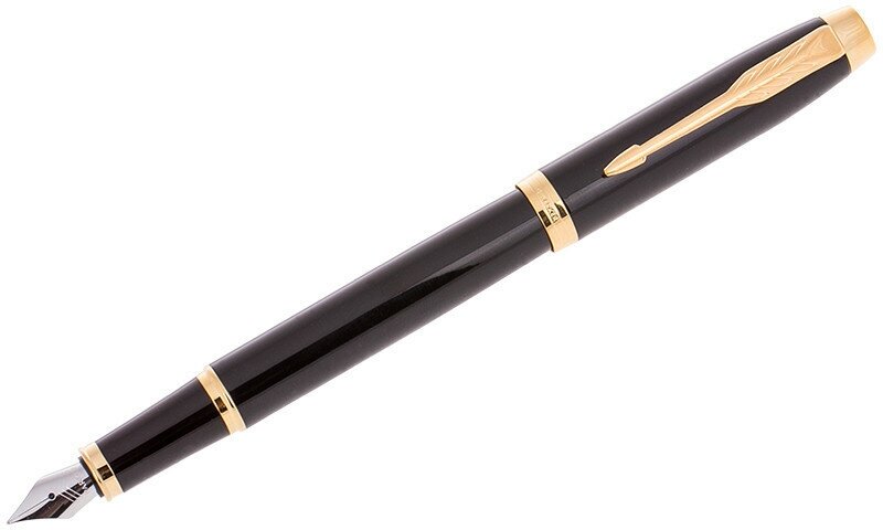 Ручка перьевая Parker "IM Black GT" синяя, 0,8мм, подарочная упаковка, 246596