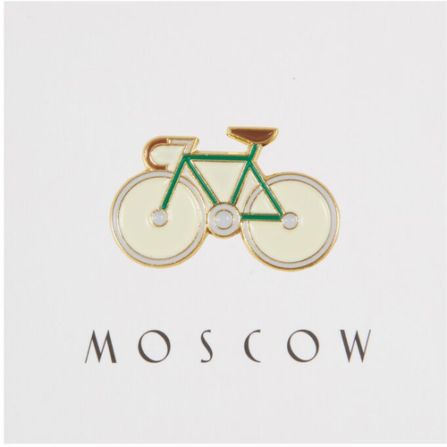 фото Значок «велосипед зеленый» heart of moscow