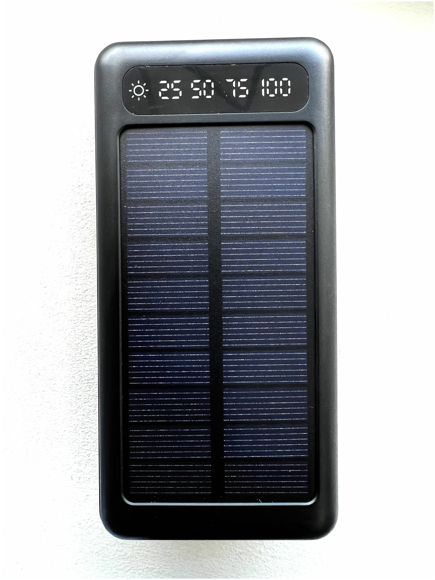 Универсальный Powerbank 50000 mAh со встроенными кабелями солнечная батарея/Power bank solar energy/ внешний аккумулятор