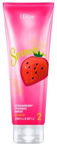 Фото BB One Кератин с соком клубники SMOOTHIE strawberry thermo mask