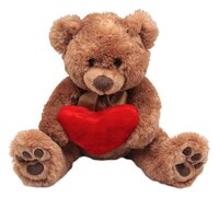 Мягкая игрушка Magic Bear Toys Мишка Браун с сердцем 30 см