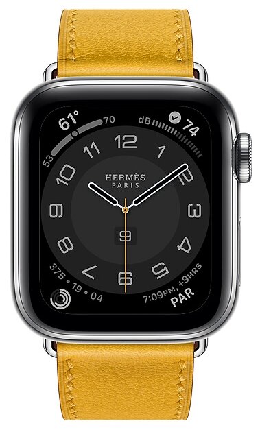 Часы Apple Watch Hermès Series 6 GPS + Cellular 40mm Stainless Steel Case with Single Tour