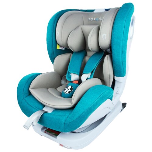 фото Автокресло группа 0/1/2 (до 25 кг) TOREGO Drive Isofix, зеленый/лен