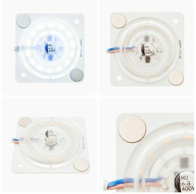 Модуль LED 12Вт 6500К 80Лм/Вт 220В SMD2835 IP20 63*63мм с линзой 9588974 - фотография № 8