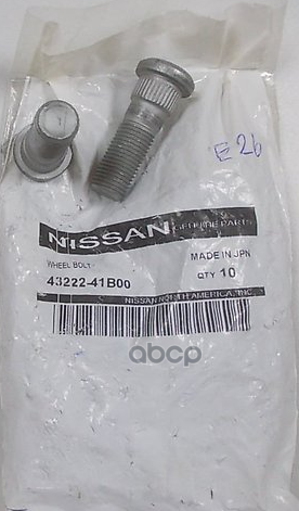 Шпилька Колесная NISSAN арт. 4322241B00