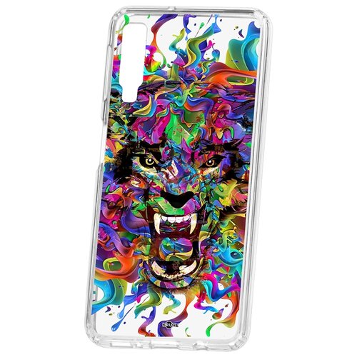 фото Чехол на samsung galaxy a7 (2018) a750 kruche print colored beast