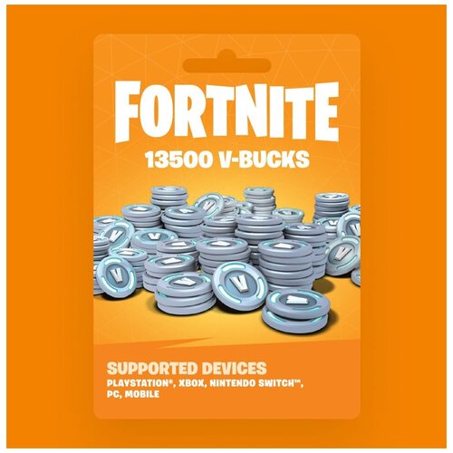 Пополнение счета Fortnite на 1000 V-Bucks Код активации В-баксы Подарочная карта Фортнайт Gift Card Россия 270000₽