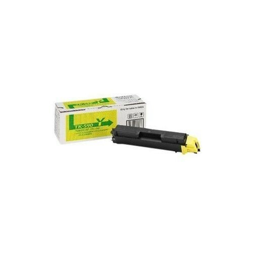 Картридж лазерный Kyocera TK-590Y 1T02KVANL0 желтый (5000стр.) для Kyocera FSC2026/2126