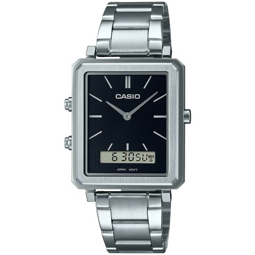 Наручные часы CASIO, серебряный обычный товар casio mtp vd300g 1e