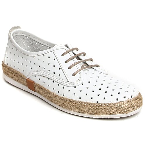 фото Полуботинки женские летние milana 181570-4-1301 белый размер 36