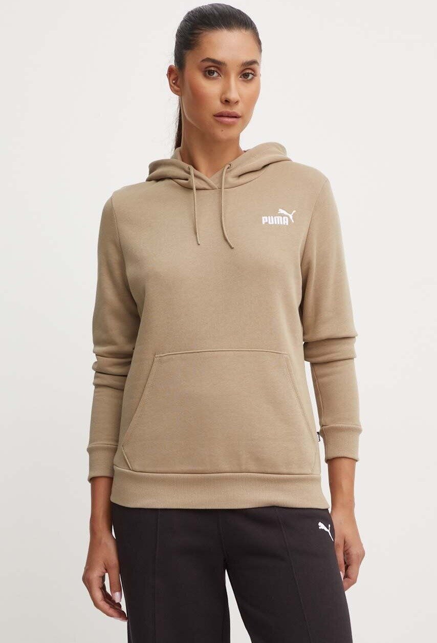 Худи PUMA ESS+ Embroidery, размер 42, , бежевый — фото 1