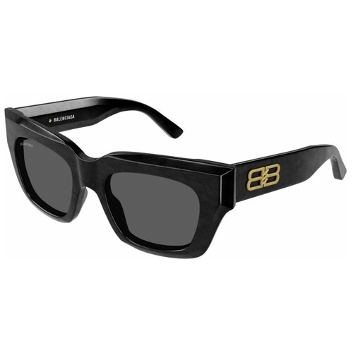 фото Солнцезащитные очки balenciaga bb0234s 001, прямоугольные, для женщин, черный
