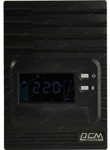 Источник бесперебойного питания Powercom Smart King Pro+ 1200Вт 1500ВА черный - фото №3