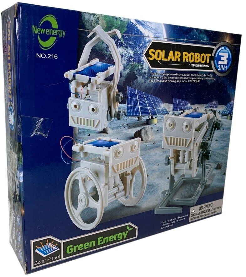 Робот на солнечной батарее "три в одном"