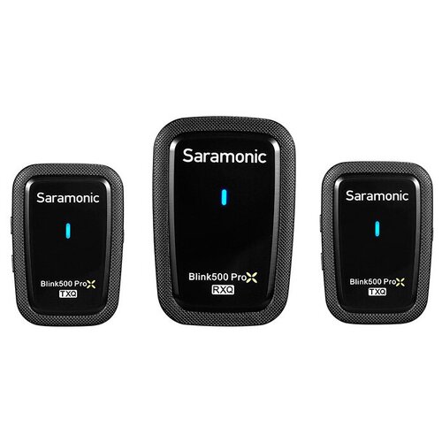 Беспроводная система Saramonic Blink500 ProX Q20, TX+TX+RX, 2.4 ГГц, 3.5 мм TRS / TRRS