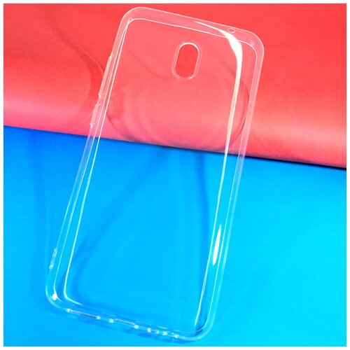 чехол для телефона grand glass силиконовый для xiaomi redmi 8a original series темно синий Чехол на смартфон Xiaomi Redmi 8A накладка прозрачная силиконовая с глянцевым покрытием