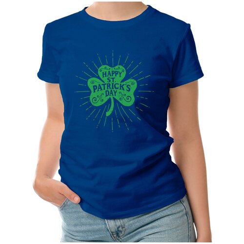 фото Футболка roly, размер l, синий