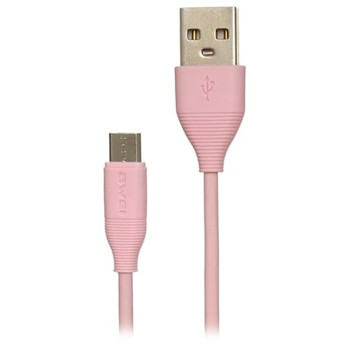 фото Кабель Awei USB - microUSB (CL-94) 1 м розовый