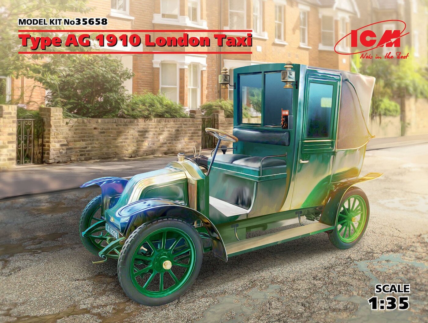 ICM Сборная модель Лондонское такси тип AG 1910, 1/35