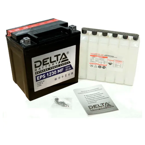 Аккумулятор Delta EPS 1230MF (12V - 30 А/ч) YTX30HL-BS, YTX30L-B. YTX30L (сухозаряженный)