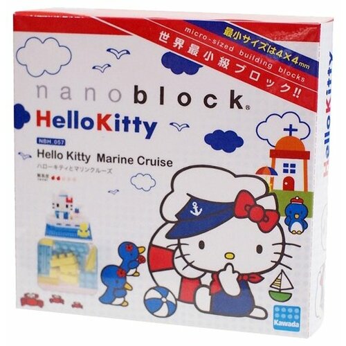 Конструктор Nanoblock Hello Kitty NBH-057 В круизе, 210 дет. блочный конструктор nanoblock hello kitty в парке