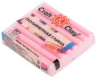 Полимерная глина Craft & Clay эффект матового стекла нежно-розовый, 50 г