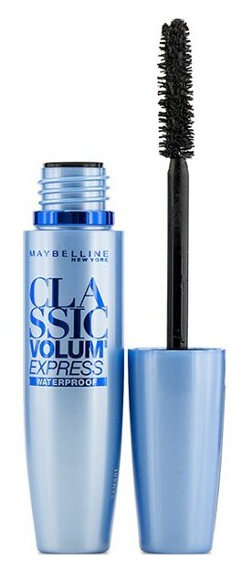 Maybelline New York Тушь для ресниц Classic Volum' Express Waterproof, черный