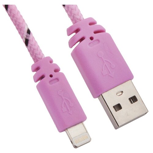 фото Кабель Liberty Project USB - Lightning 1 м розовый