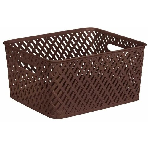 Корзинка для хранения венге Плетенка 17,5л 35х29 h17 см