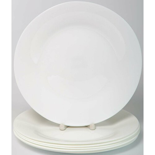 Набор мелких тарелок 250мм Белая 6 предметов, 197-21008-6,